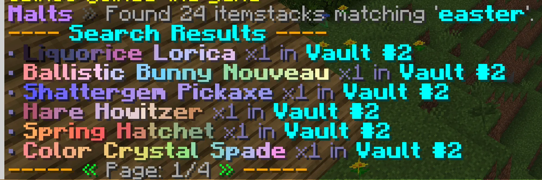 Search Vaults (Malts)