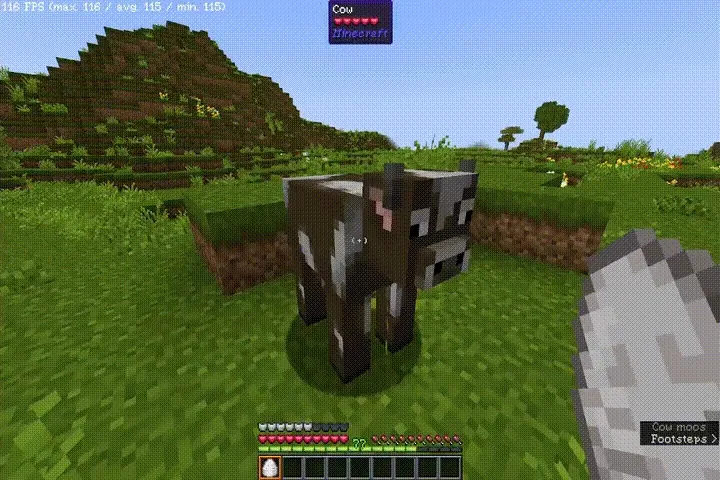 Interacting with an entity captures it within a ball.
